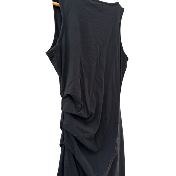 Athleta Della Lightweight Sleeveless Pleated Midi Dress Black Size Small - Picture 10 of 12